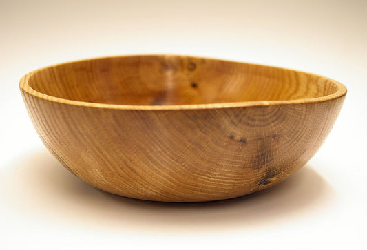 Red Oak Once-Turned Bowl