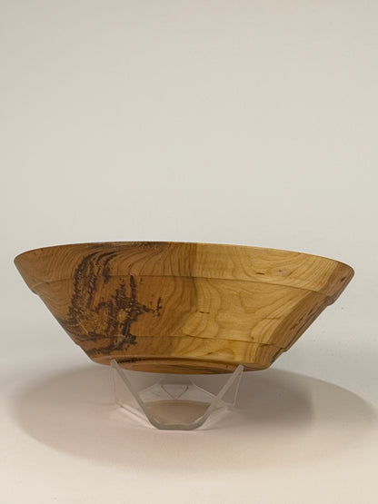 Cherry Twice-Turned Bowl — side view