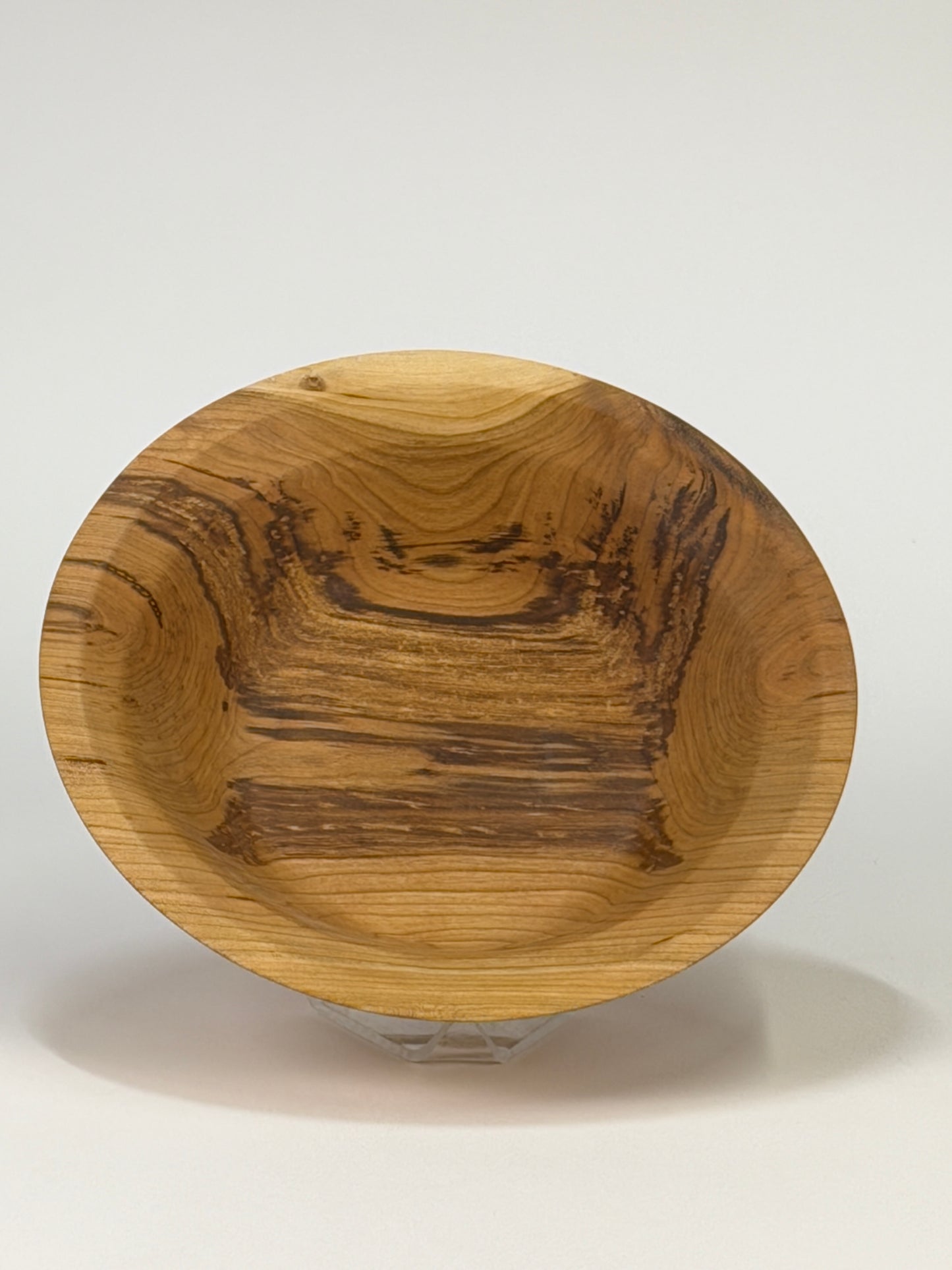 Cherry Twice-Turned Bowl — top view