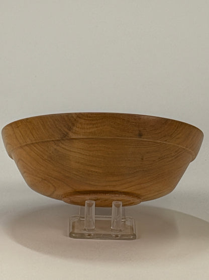 Cherry Twice-Turned Bowl — side view