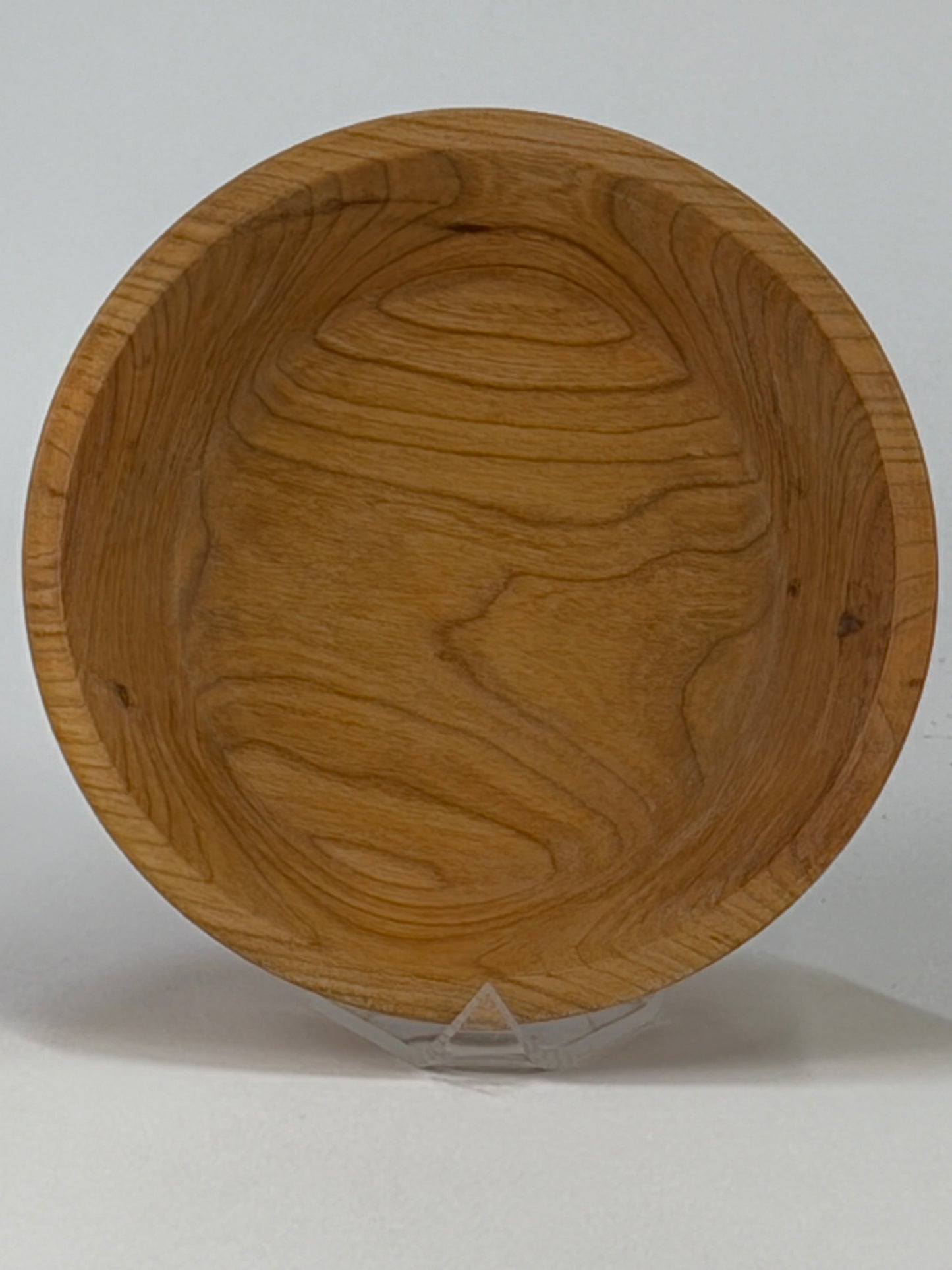 Cherry Twice-Turned Bowl — top view