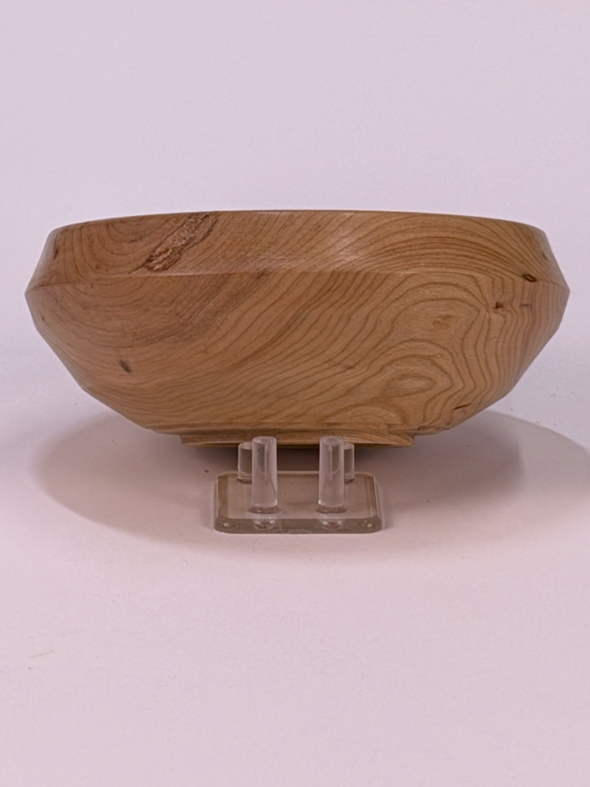 Cherry Twice-Turned Bowl — side view
