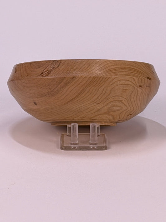 Cherry Twice-Turned Bowl — side view