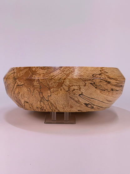 Cherry Twice-Turned Bowl — side view