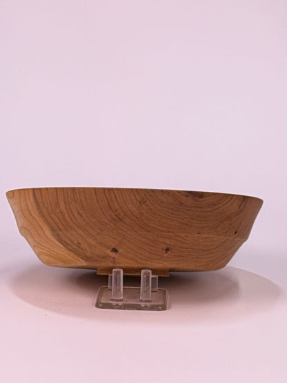 Cherry Twice-Turned Bowl — side view