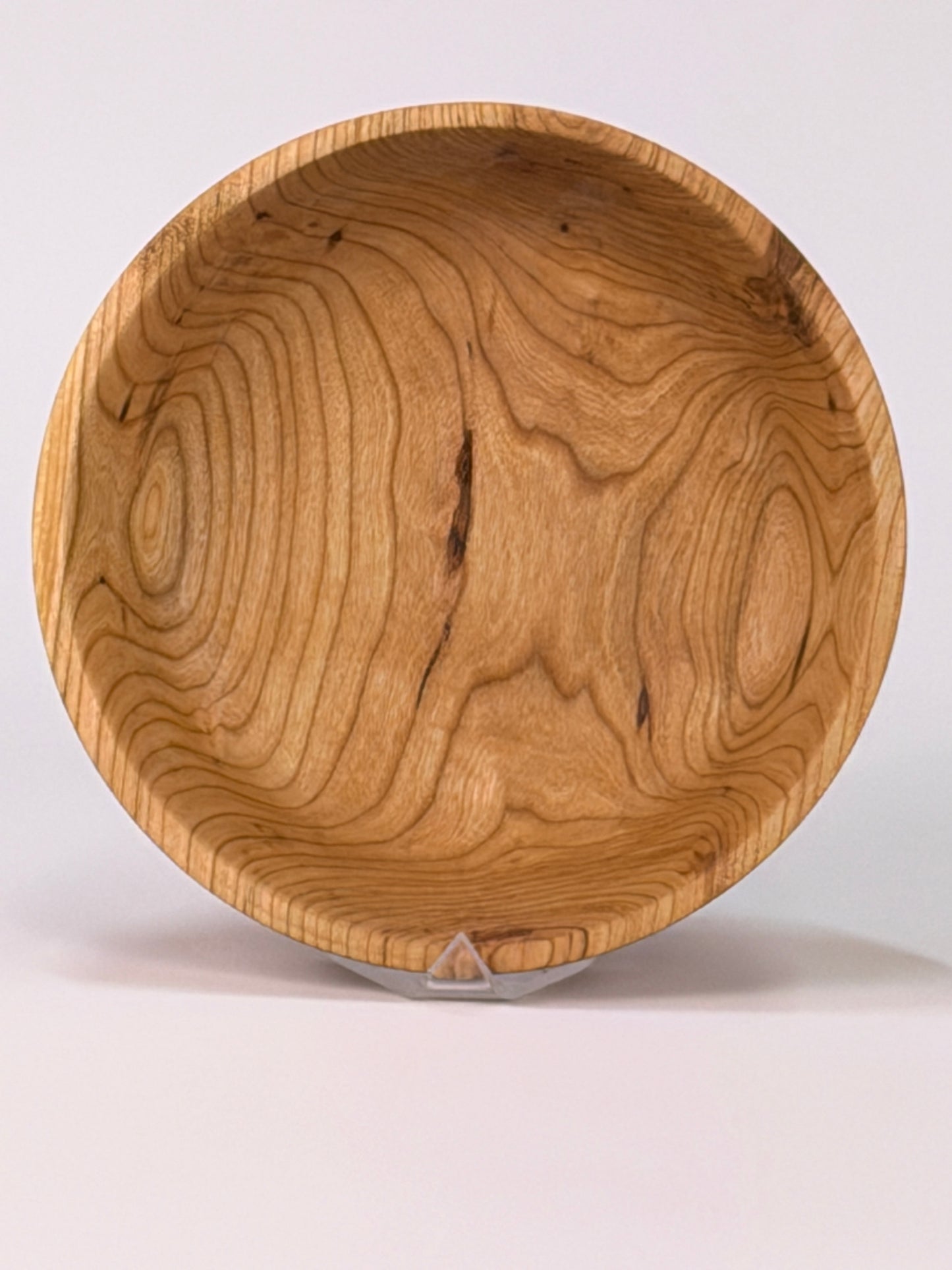 Cherry Twice-Turned Bowl — top view