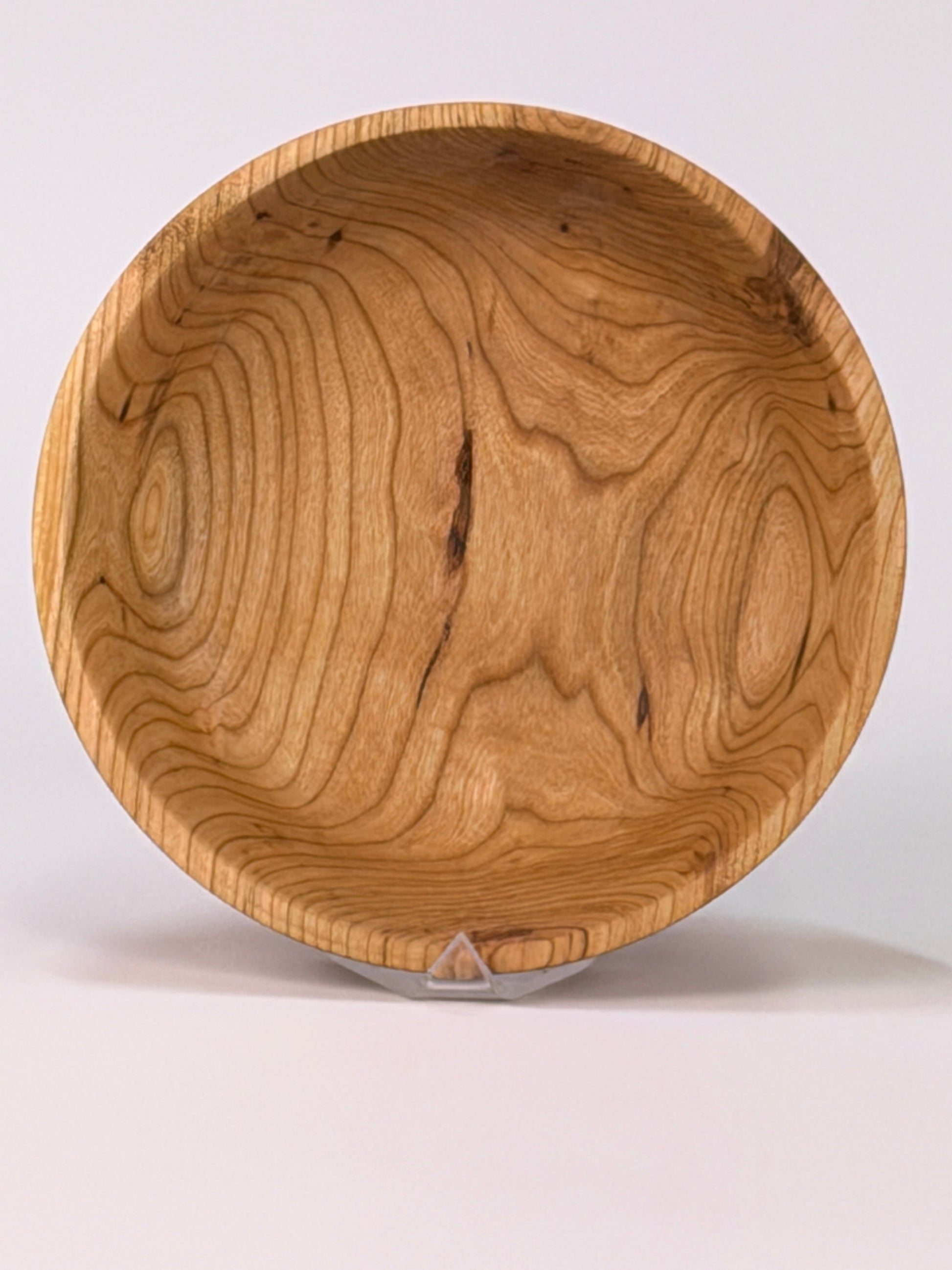 Cherry Twice-Turned Bowl — top view