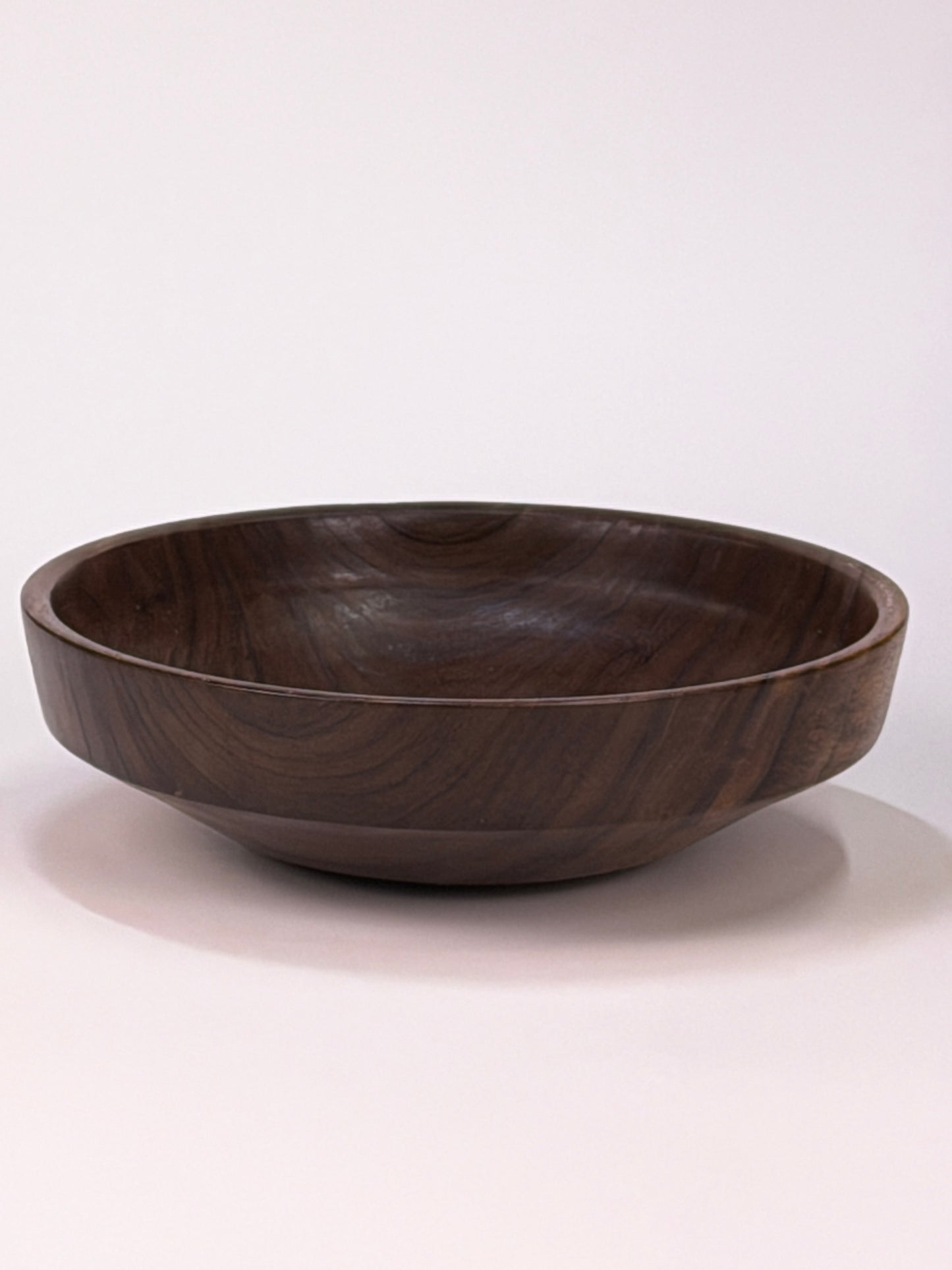 Walnut Twice-Turned Bowl — side view