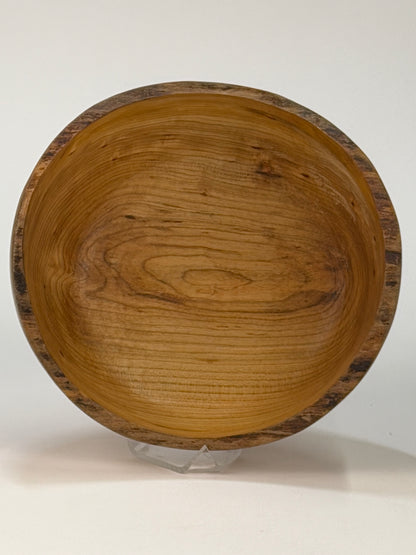 Cherry Natural Edge Bowl no Bark — top view