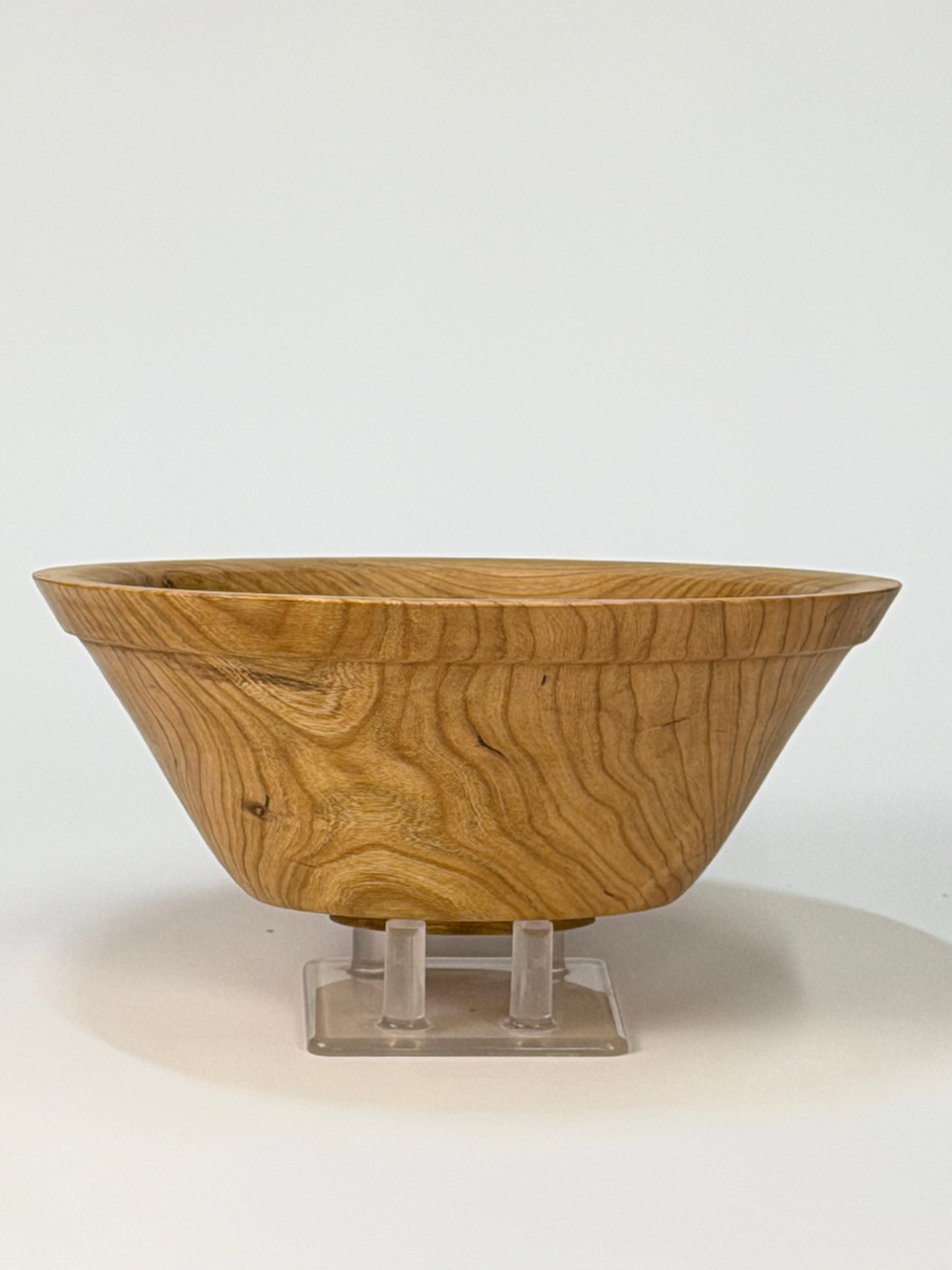 Cherry Twice-Turned Bowl — side view