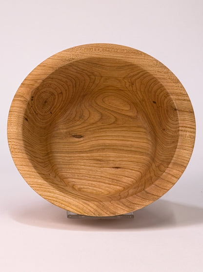 Cherry Twice-Turned Bowl — top view