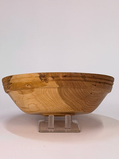 Cherry Twice-Turned Bowl — side view