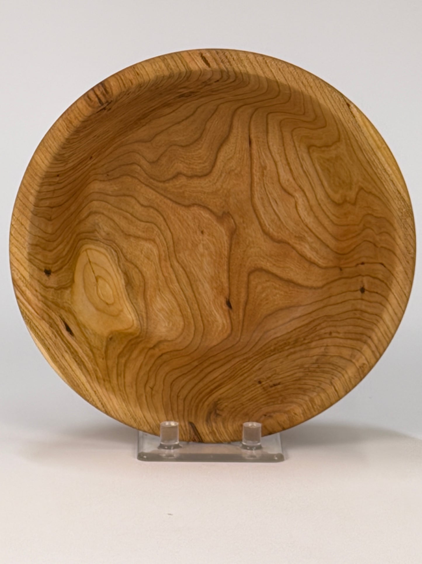 Cherry Twice-Turned Bowl — top view