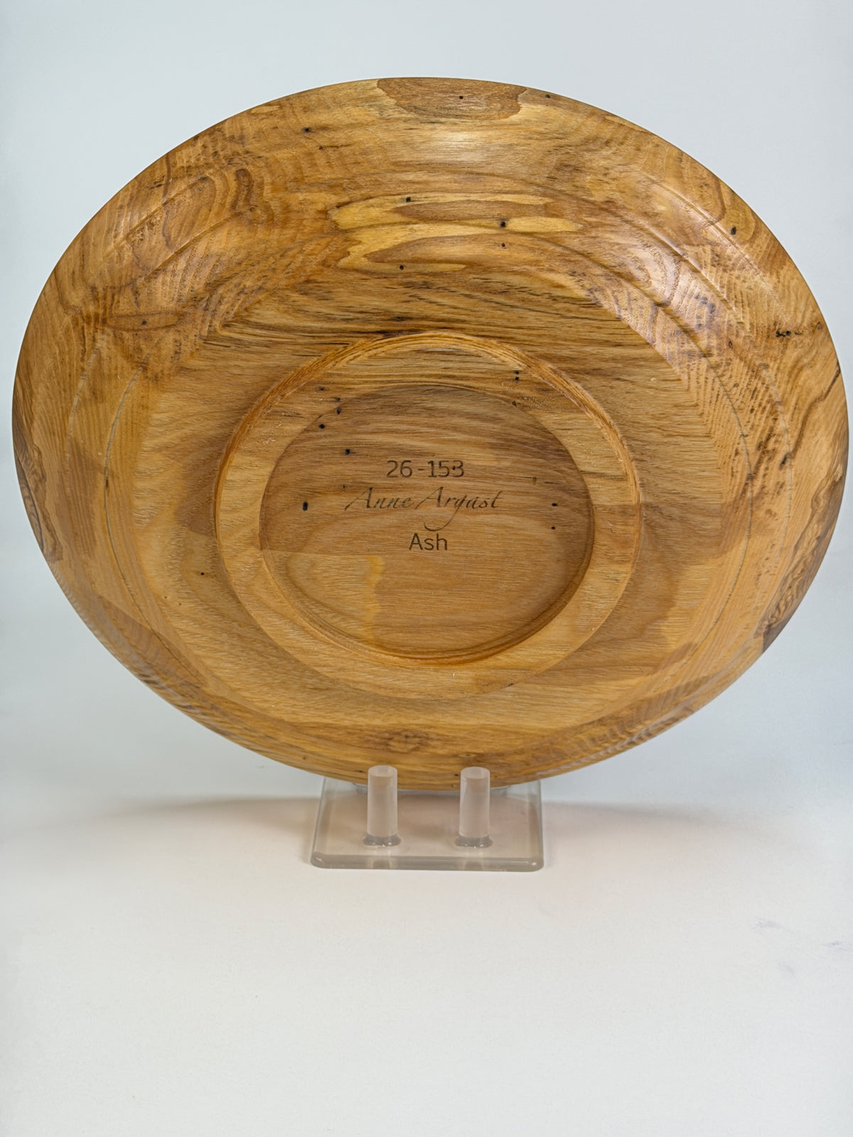 Ash Serving Platter – 10.5" — bottom view