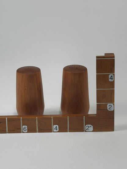 Cherry Salt and Pepper Shakers — shown with scale reference