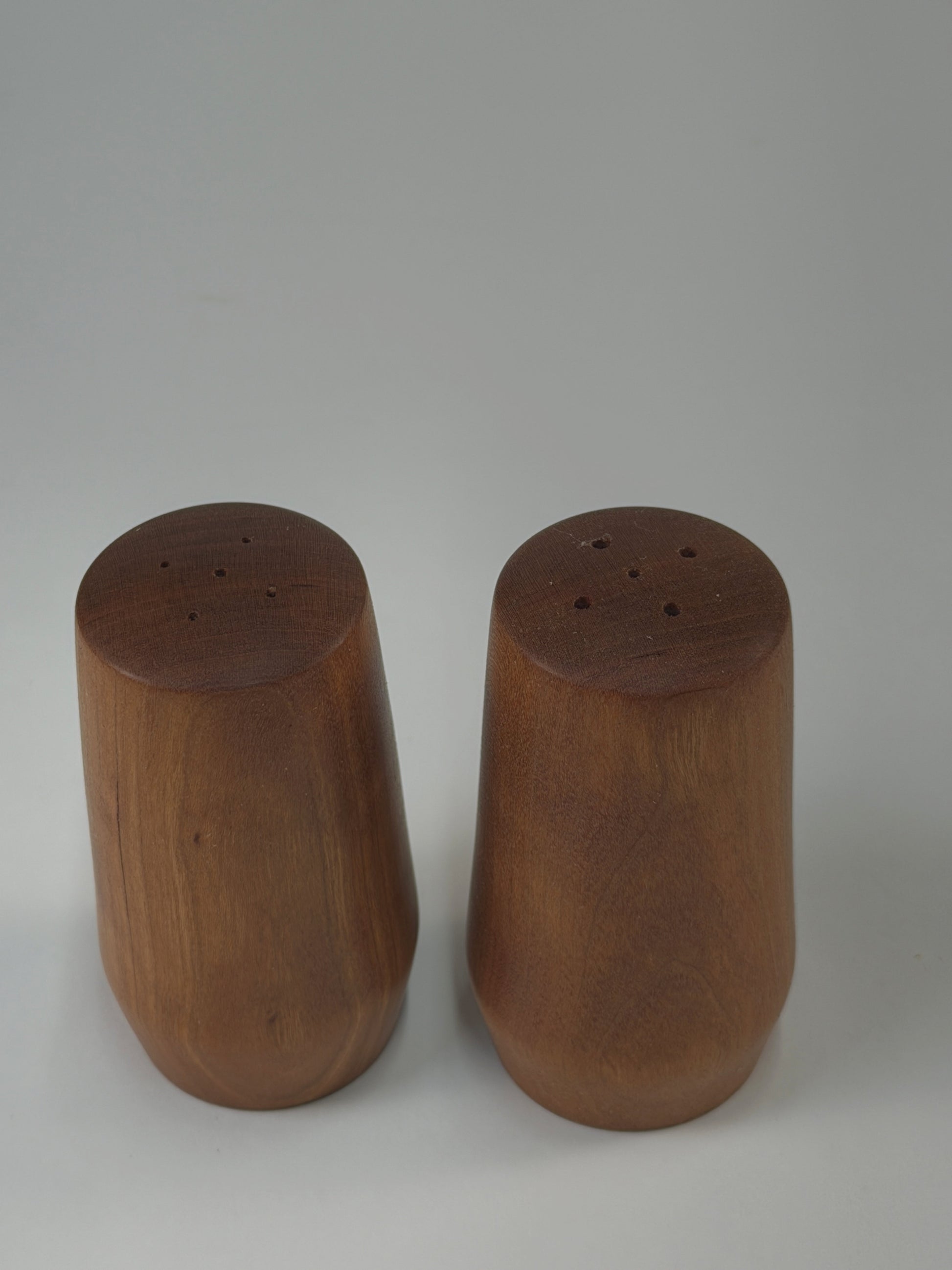 Cherry Salt and Pepper Shakers — top view