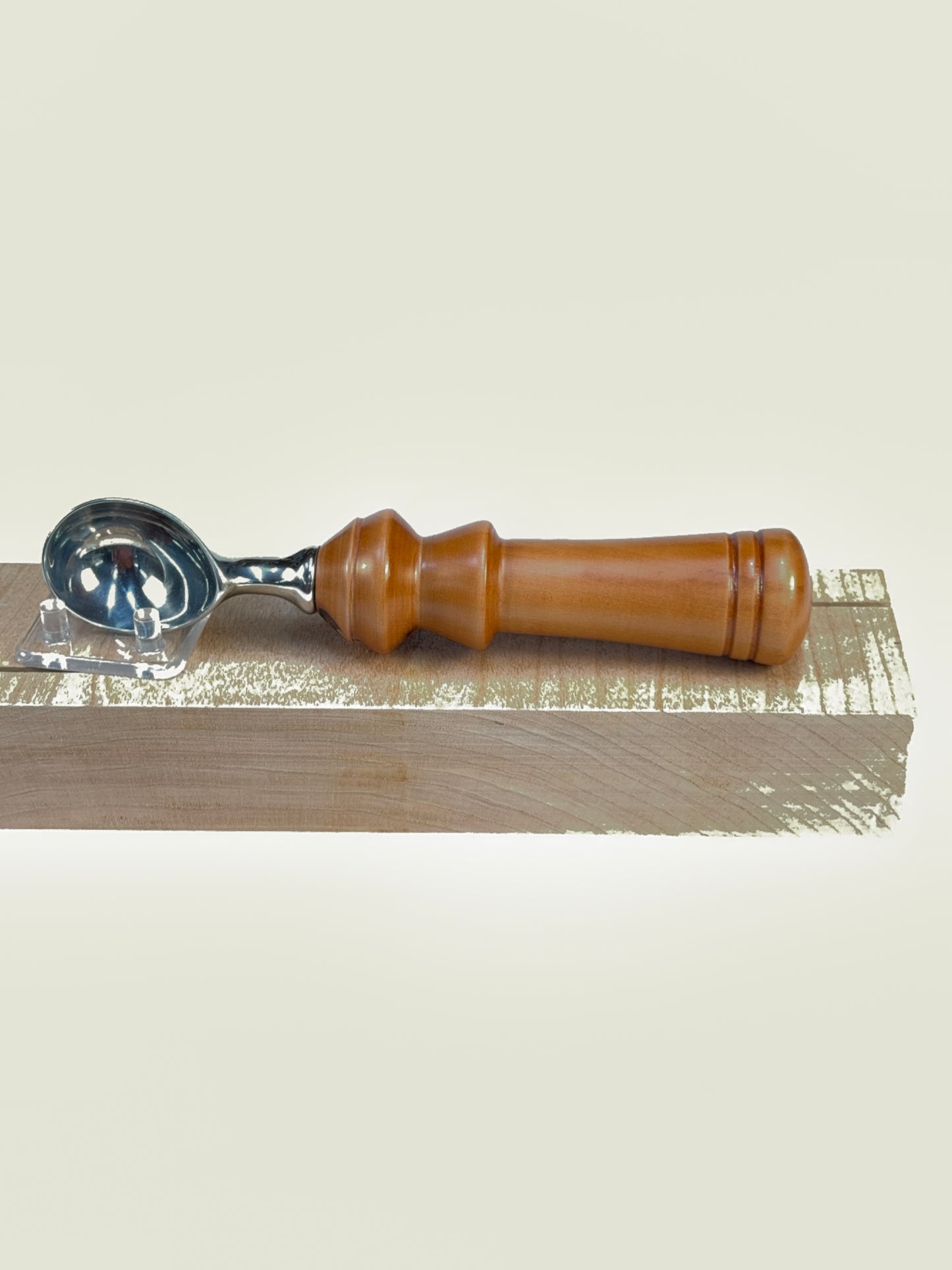 Cherry Ice Cream Scoop — side view