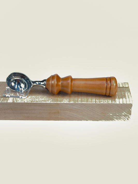 Cherry Ice Cream Scoop — side view