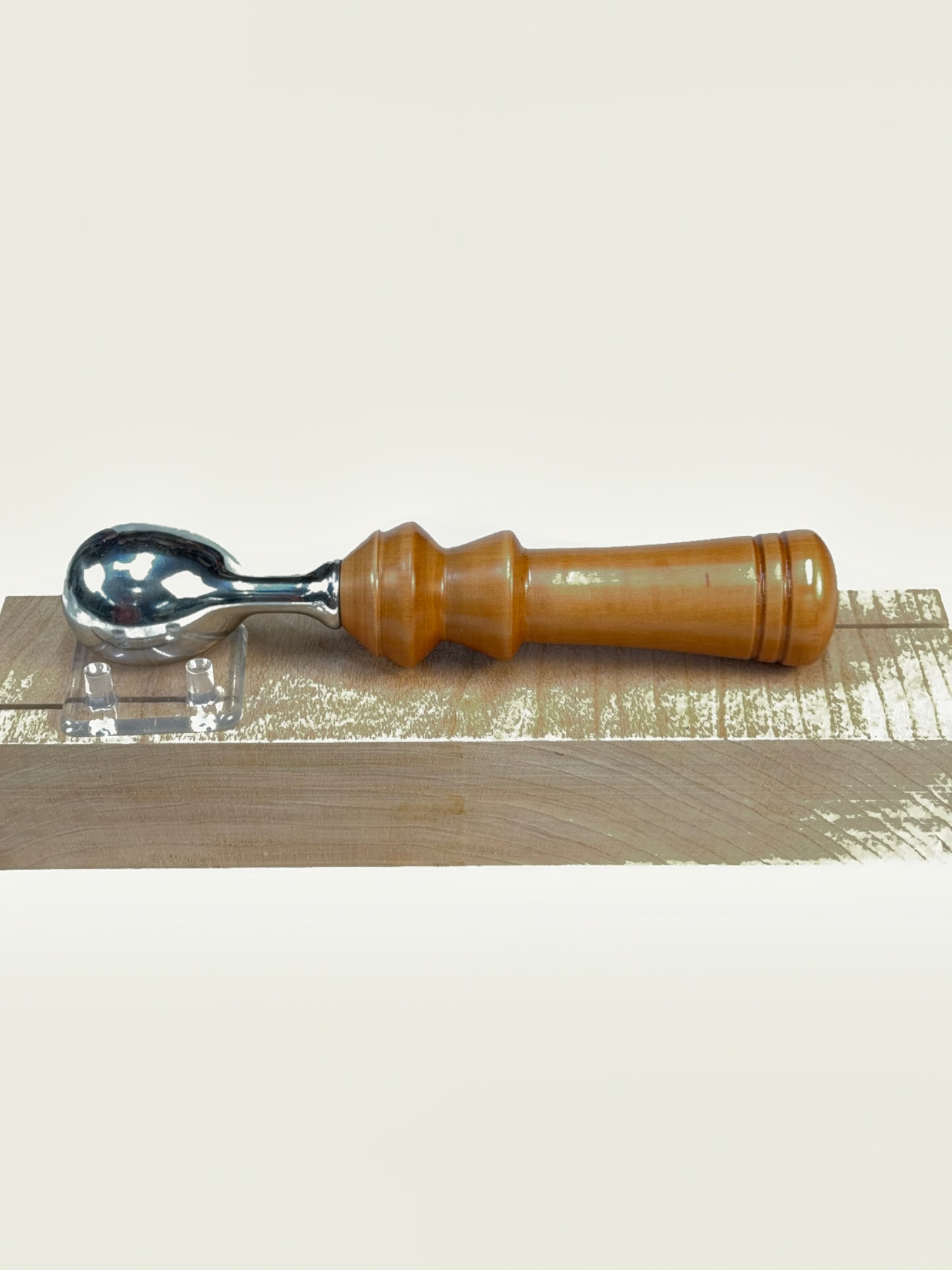 Cherry Ice Cream Scoop — side view
