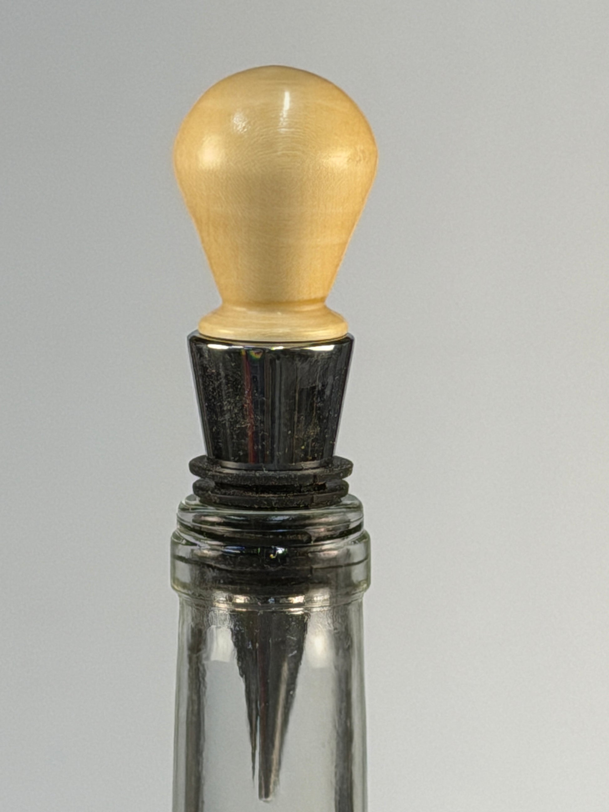 Holly Bottle Stopper — side view