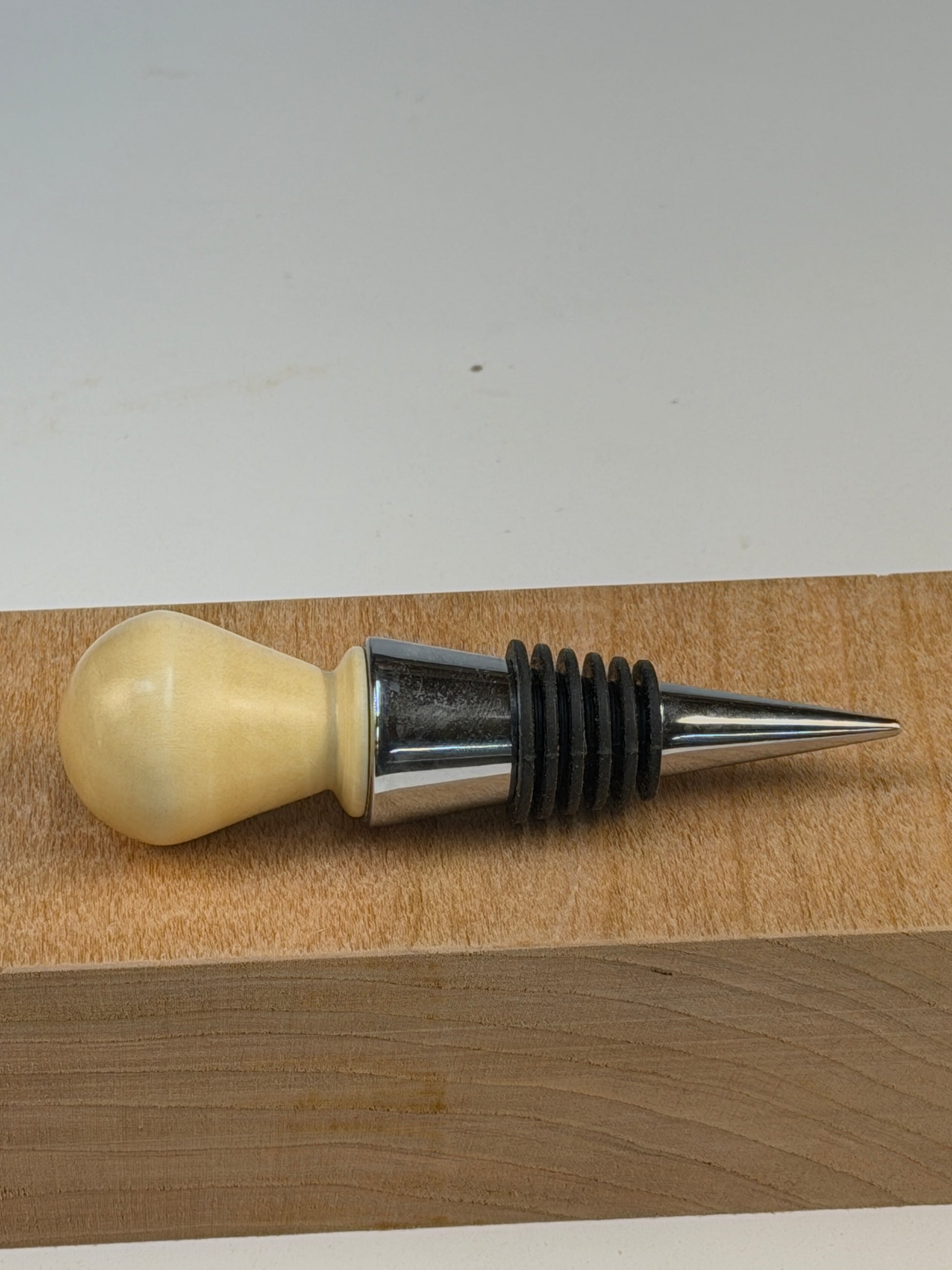 Holly Bottle Stopper — side view
