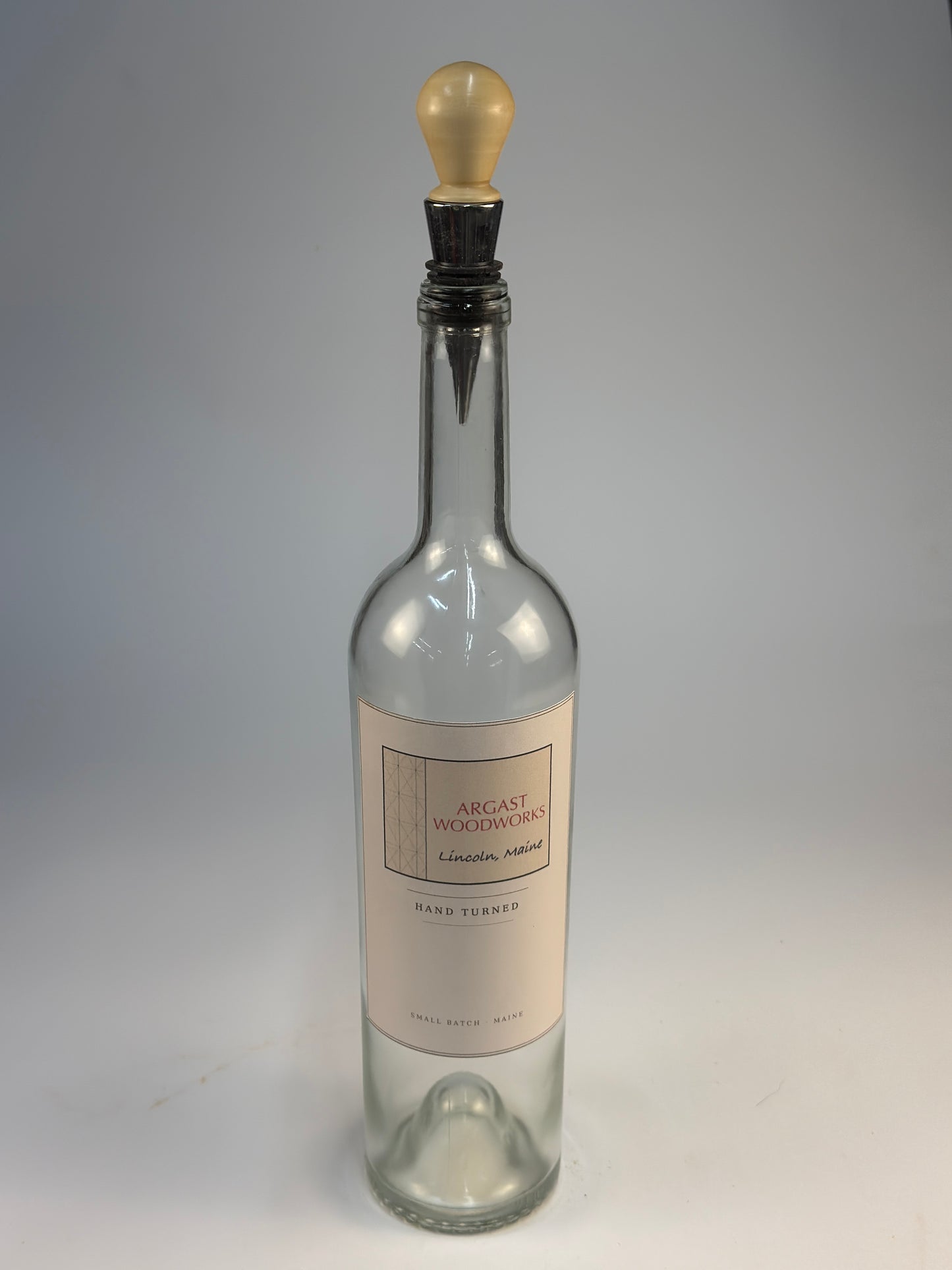 Holly Bottle Stopper — side view