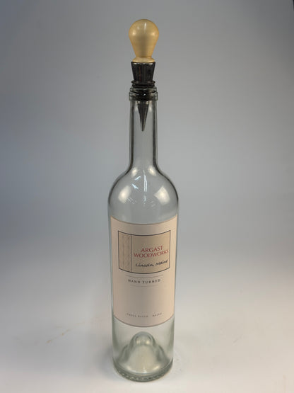 Holly Bottle Stopper — side view