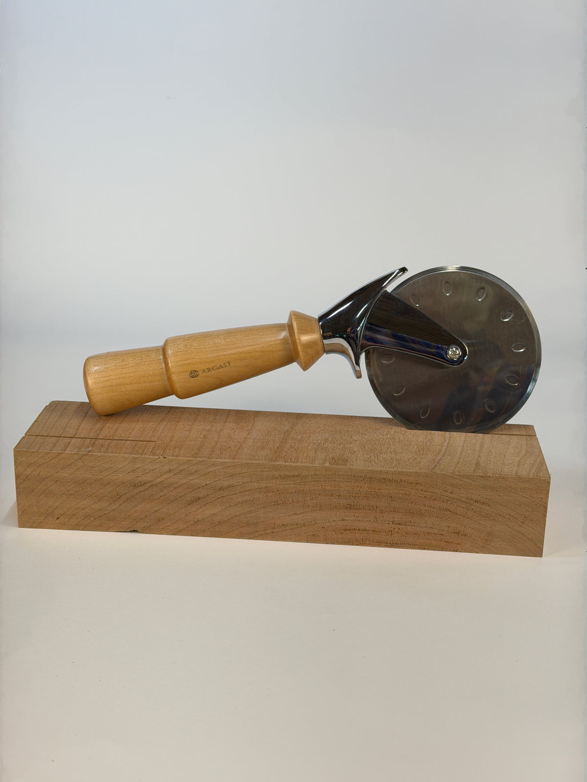 Maple Pizza Cutter II – 10.25" — side view
