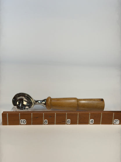 American Beech Ice Cream Scoop — shown with scale reference