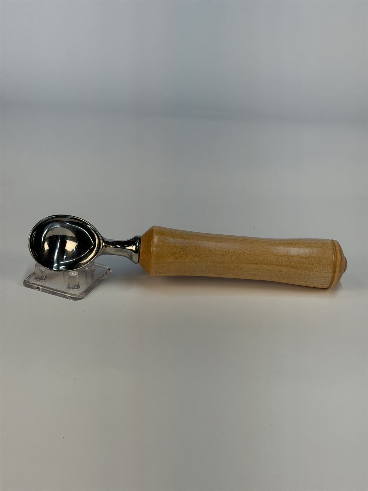 Maple Ice Cream Scoop — side view