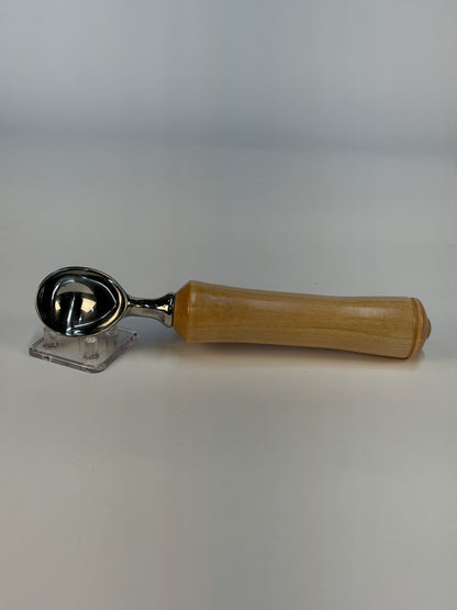 Maple Ice Cream Scoop — side view