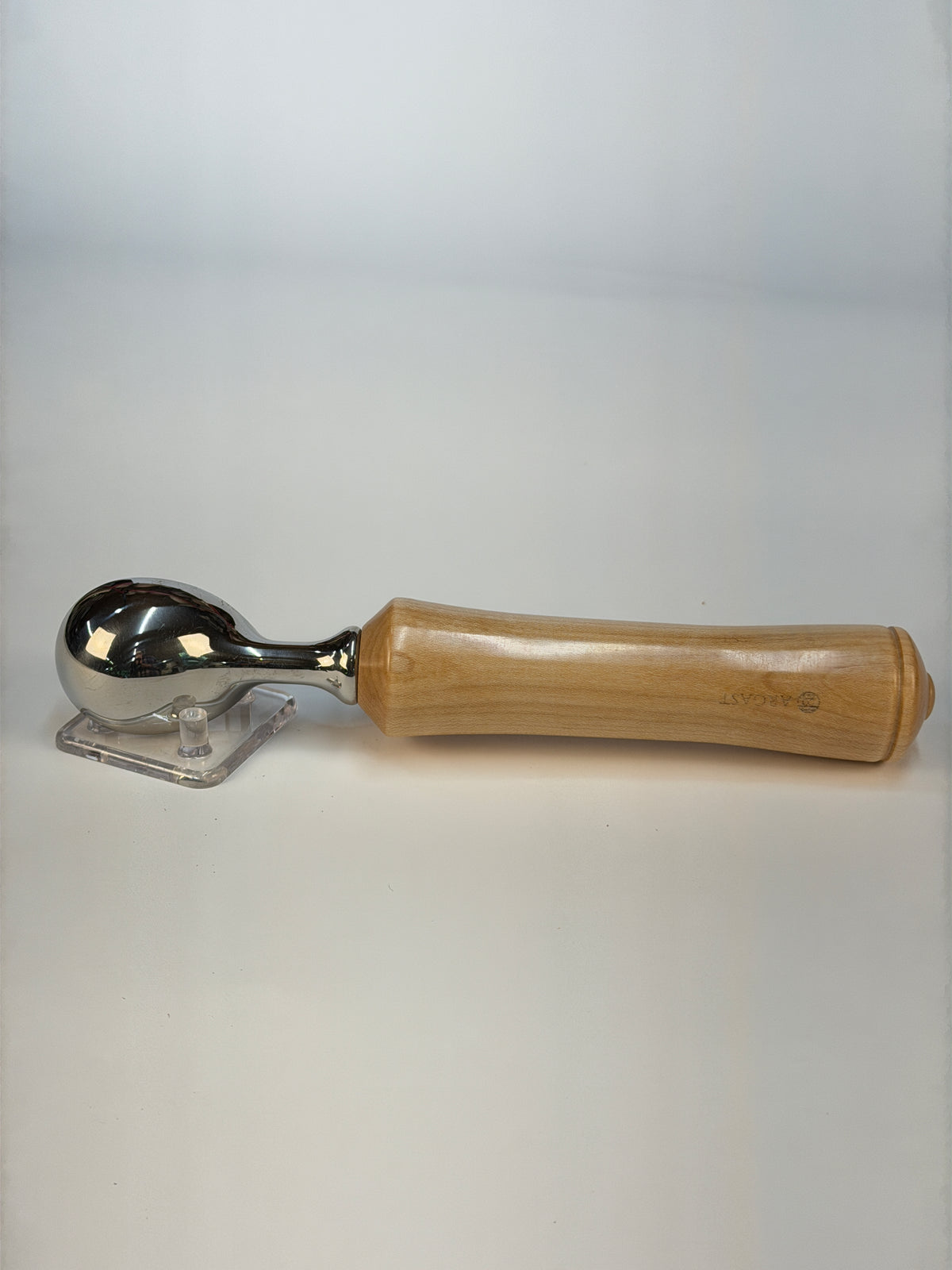 Maple Ice Cream Scoop — side view