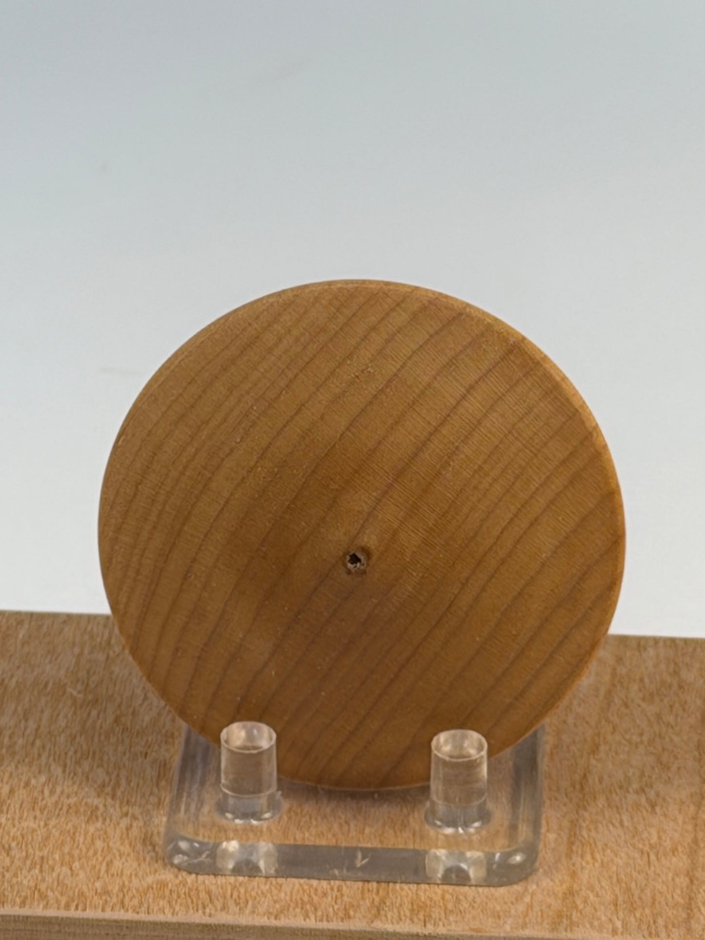 Maple Spinning Top — bottom view
