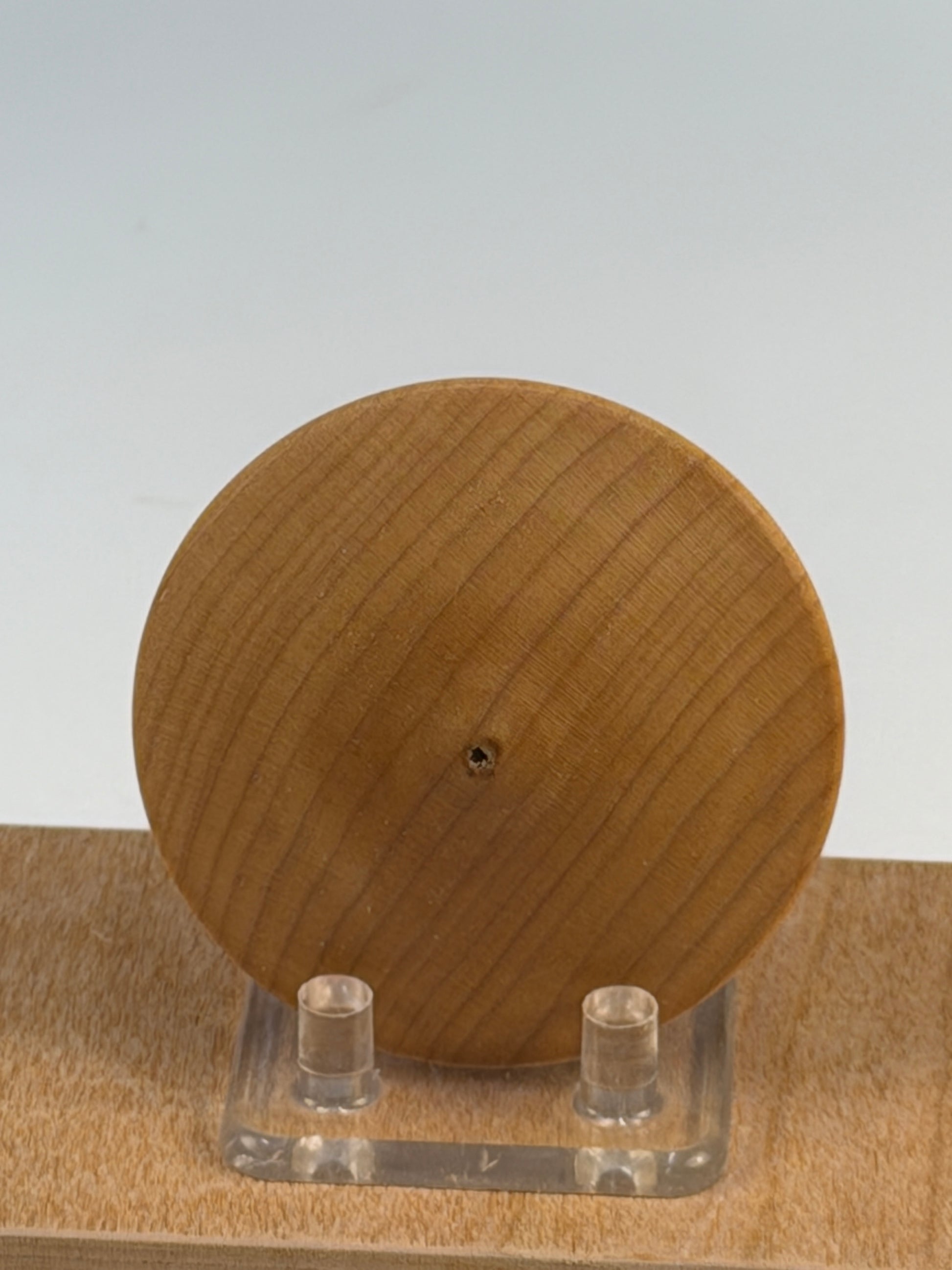 Maple Spinning Top — bottom view