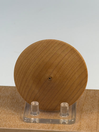 Maple Spinning Top — bottom view