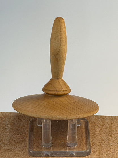 Maple Spinning Top — side view