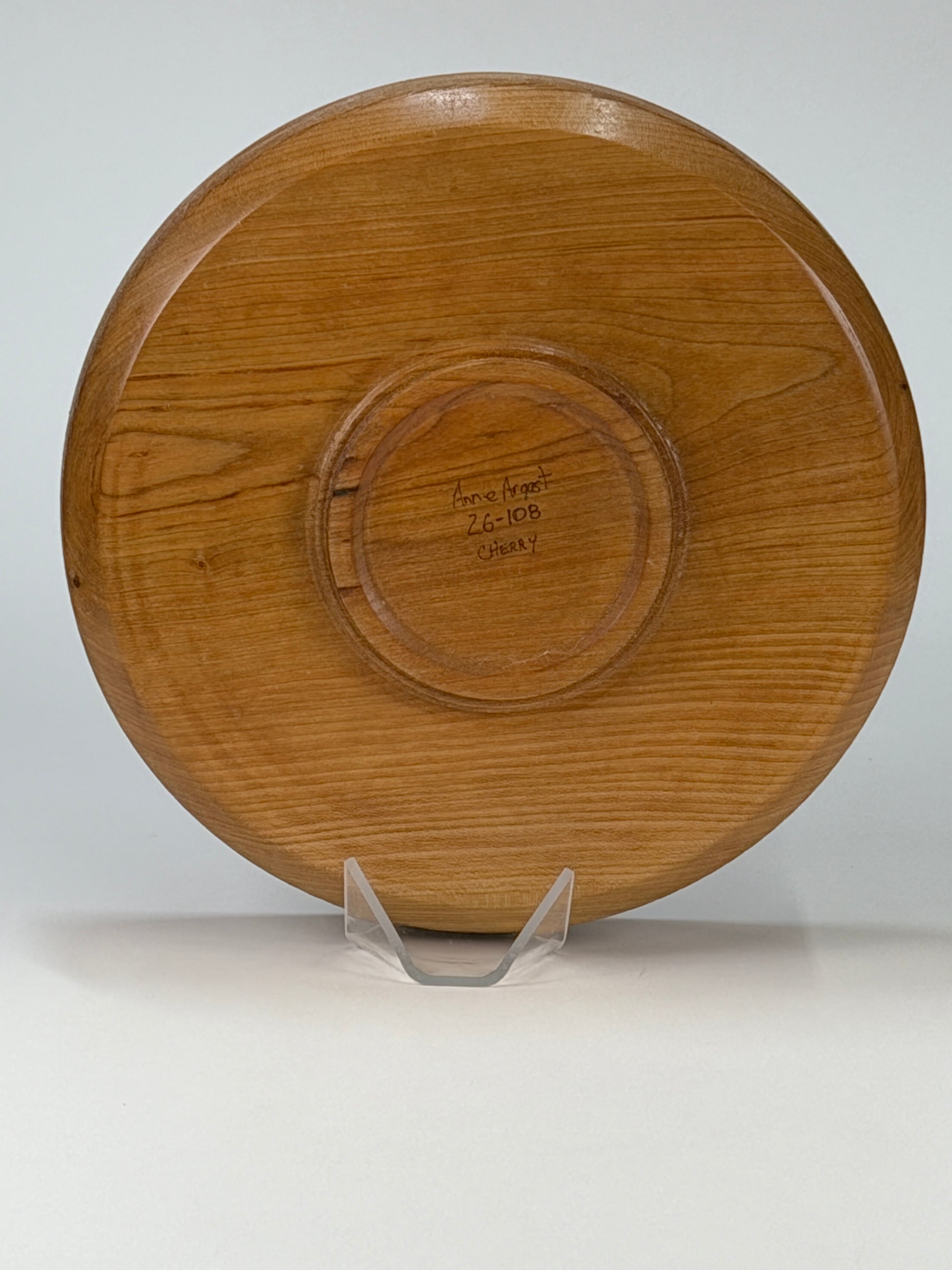 Cherry Platter — bottom view