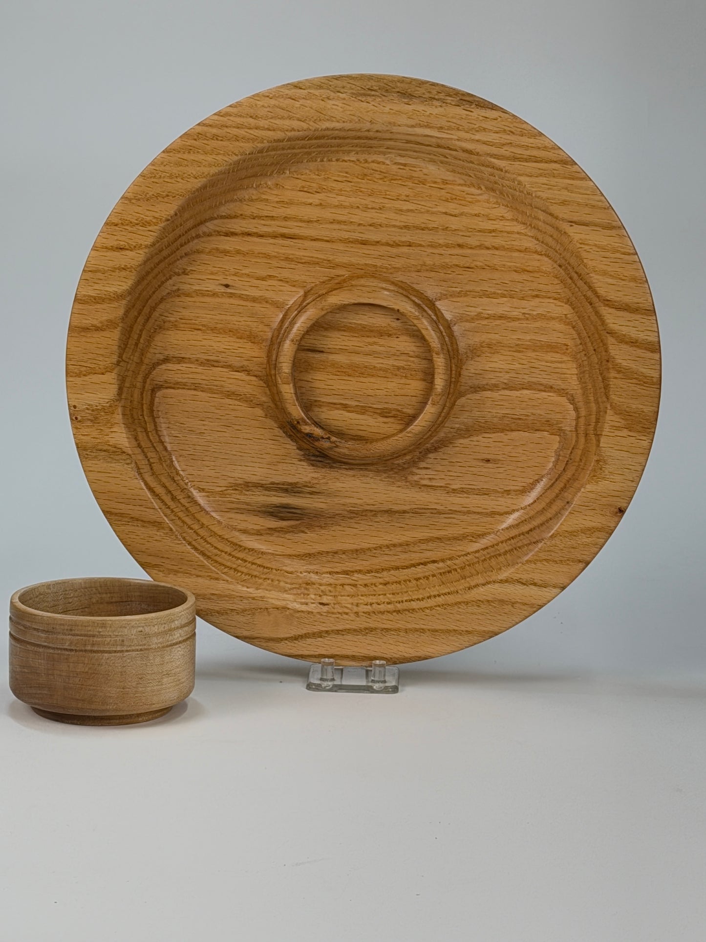Red Oak Platter — top view