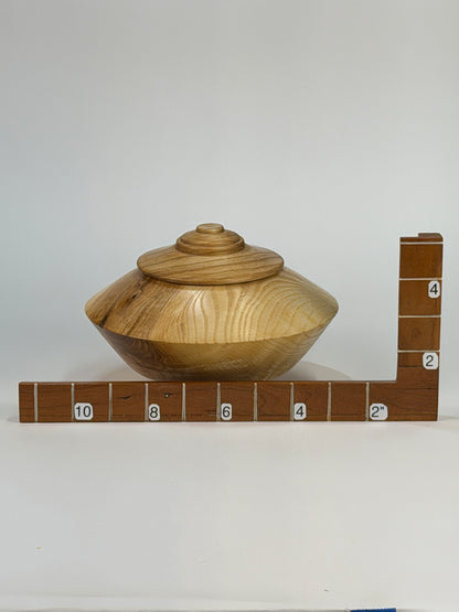 Lidded Box — shown with scale reference